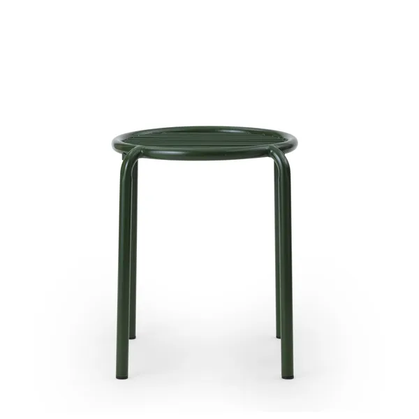Vig Outdoor Stool Dark Green