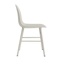 Form Dining Chair Light Gray/Steel