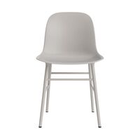 Form Eetkamerstoel Grijs/staal