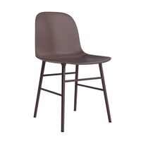 Form Dining Chair Brown/Steel