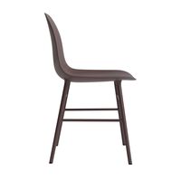 Form Dining Chair Brown/Steel