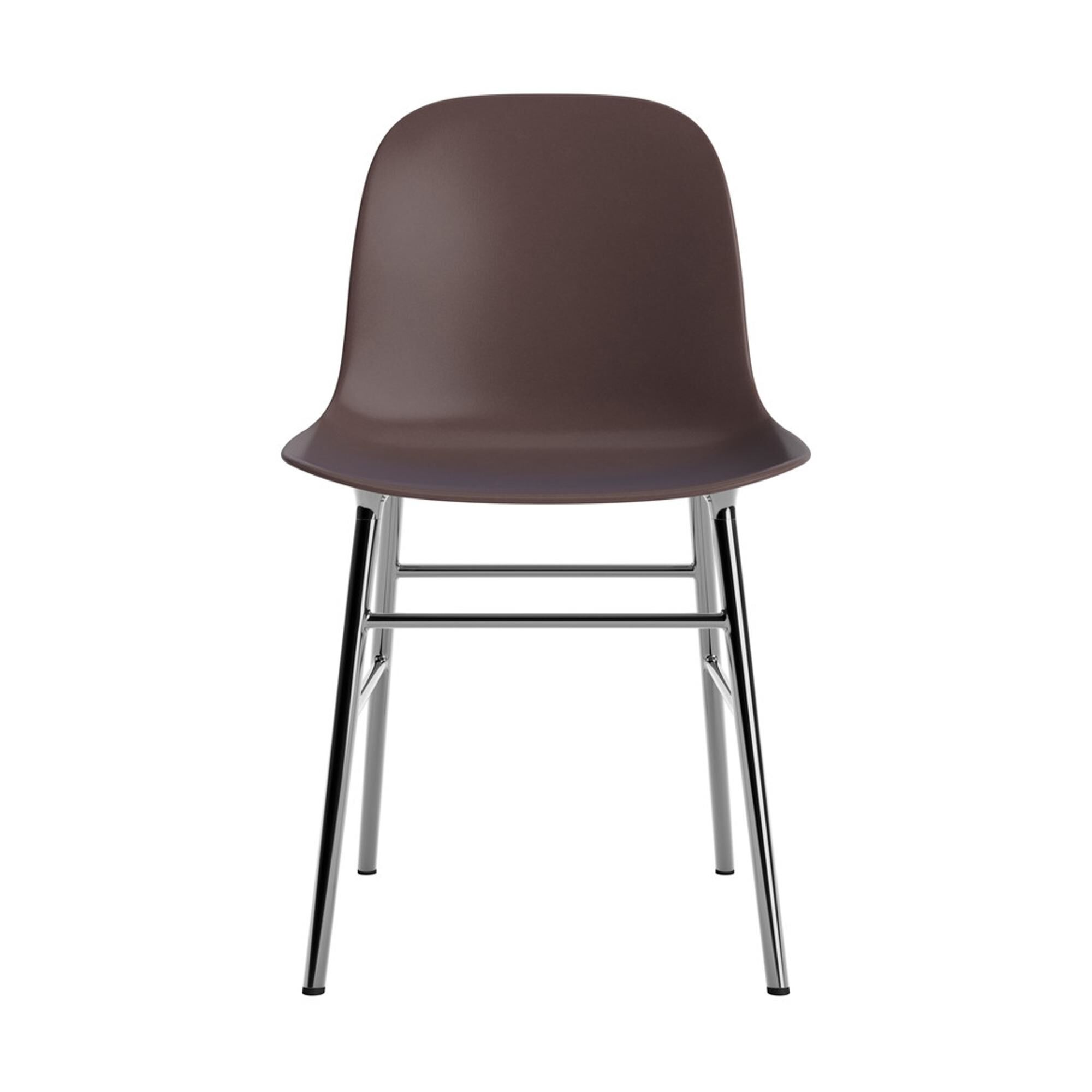 Form Spisestuestol Brun/ Krom