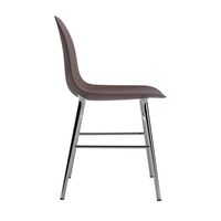 Form Dining Table Chair Brown/ Chrome