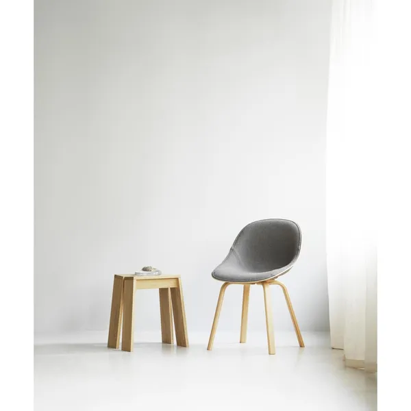 Matt Dining Chair With Armrests Hemp