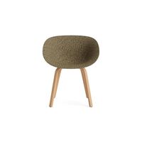 Chaise de Salle à Manger Mat avec Accoudoirs en Algues de
