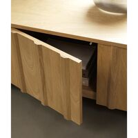 Rib Sideboard Low Oak