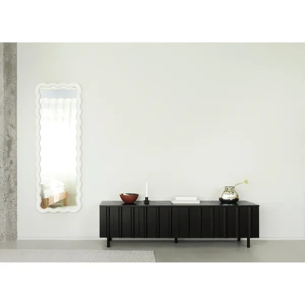 Rib Sideboard Low Soft Black
