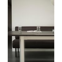 Panel Dining Table 90x200 Black