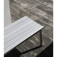 Ex Havebænk Aluminium