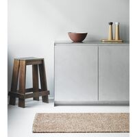 Flick Rug 80x200 Off White/ Brown