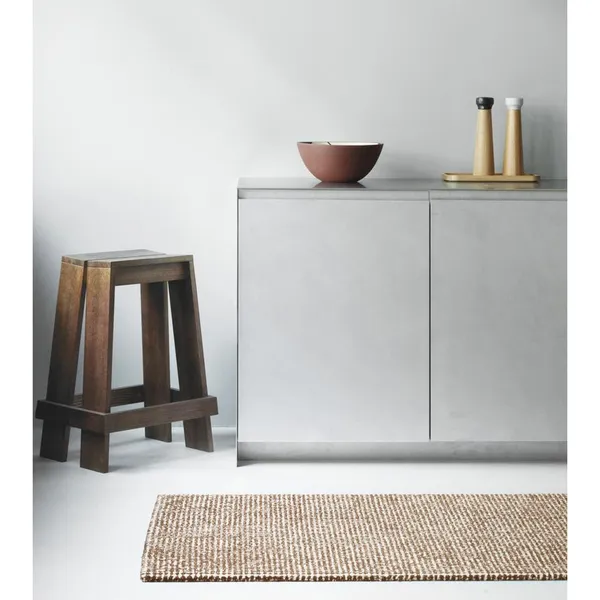 Flick Rug 80x200 Off White/ Brown
