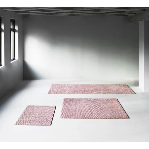 Flick Rug 80x200 Off White/Burundy
