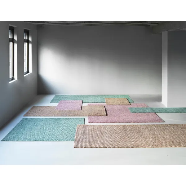 Flick Rug 80x200 Off White/Burundy