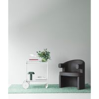 Flick Rug 80x200 Off White/ Dark Green