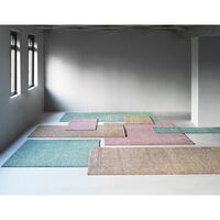 Flick Rug 80x200 Off White/ Dark Green