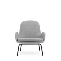 Era Fauteuil Bas Acier Noir/Synergy LDS16