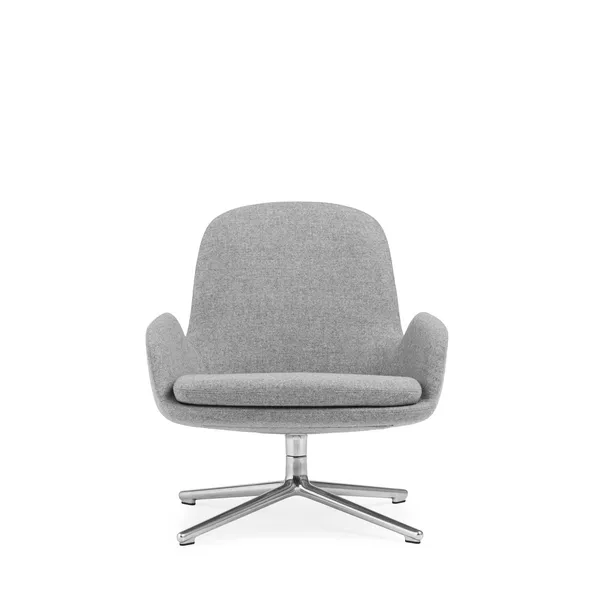 Era Armchair Low W. Swivel Aluminum/ Synergy LDS16