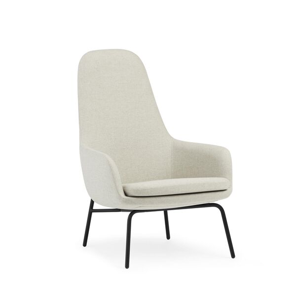 Era Fauteuil Haut Acier Noir/Main Line Flax MLF20
