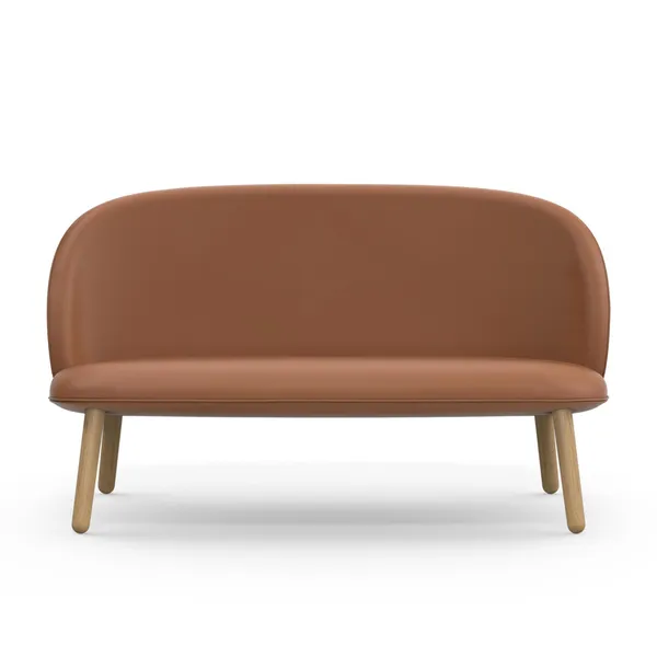 Ace Sofa Oak/Brandy Leather