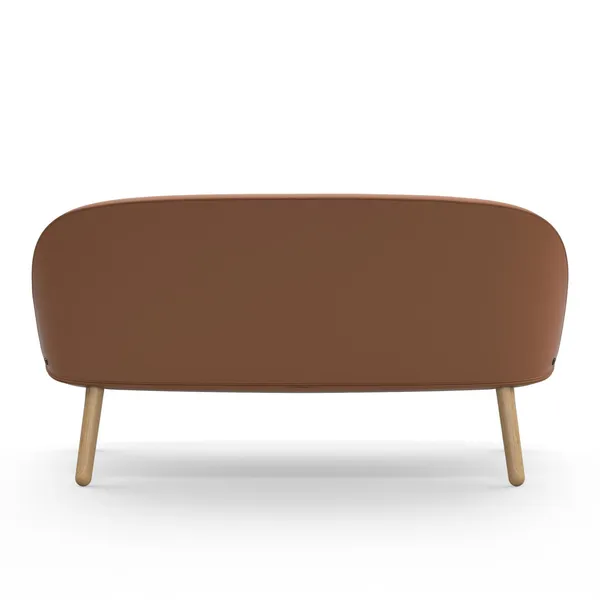Ace Sofa Oak/Brandy Leather