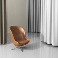 Hyg Armchair High Oak/Brandy Leather
