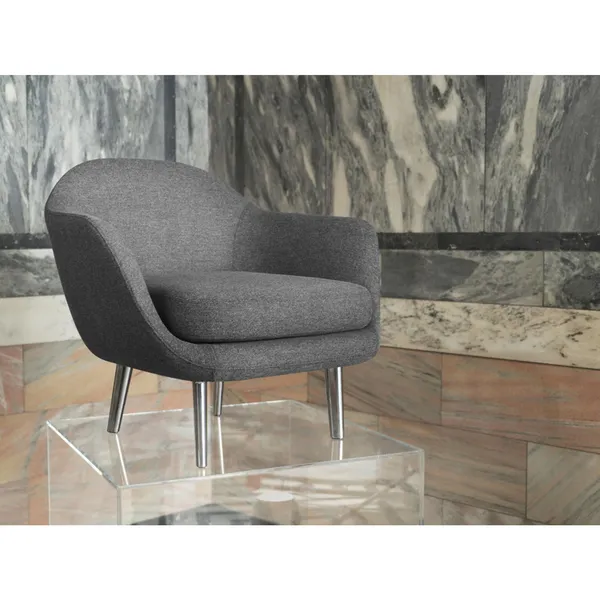 Poltrona Sum Alluminio/ Verde Scuro LDS41