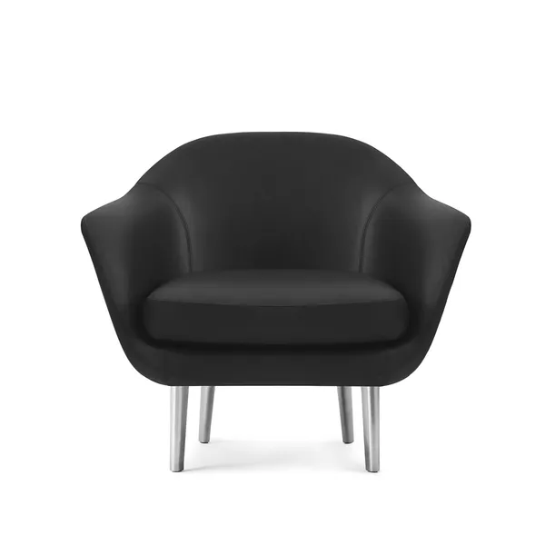 Poltrona Sum Alluminio/ Nero Nera