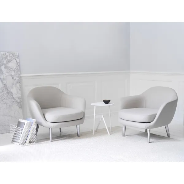 Poltrona Sum Alluminio/ Nero Nera