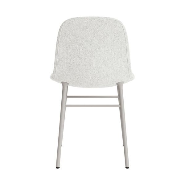 Silla De Comedor Form Tapizada Grupo 5 Gris Cálido/Acero