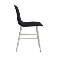 Form Dining Chair Upholstered Group 7 Warm Gray/Steel