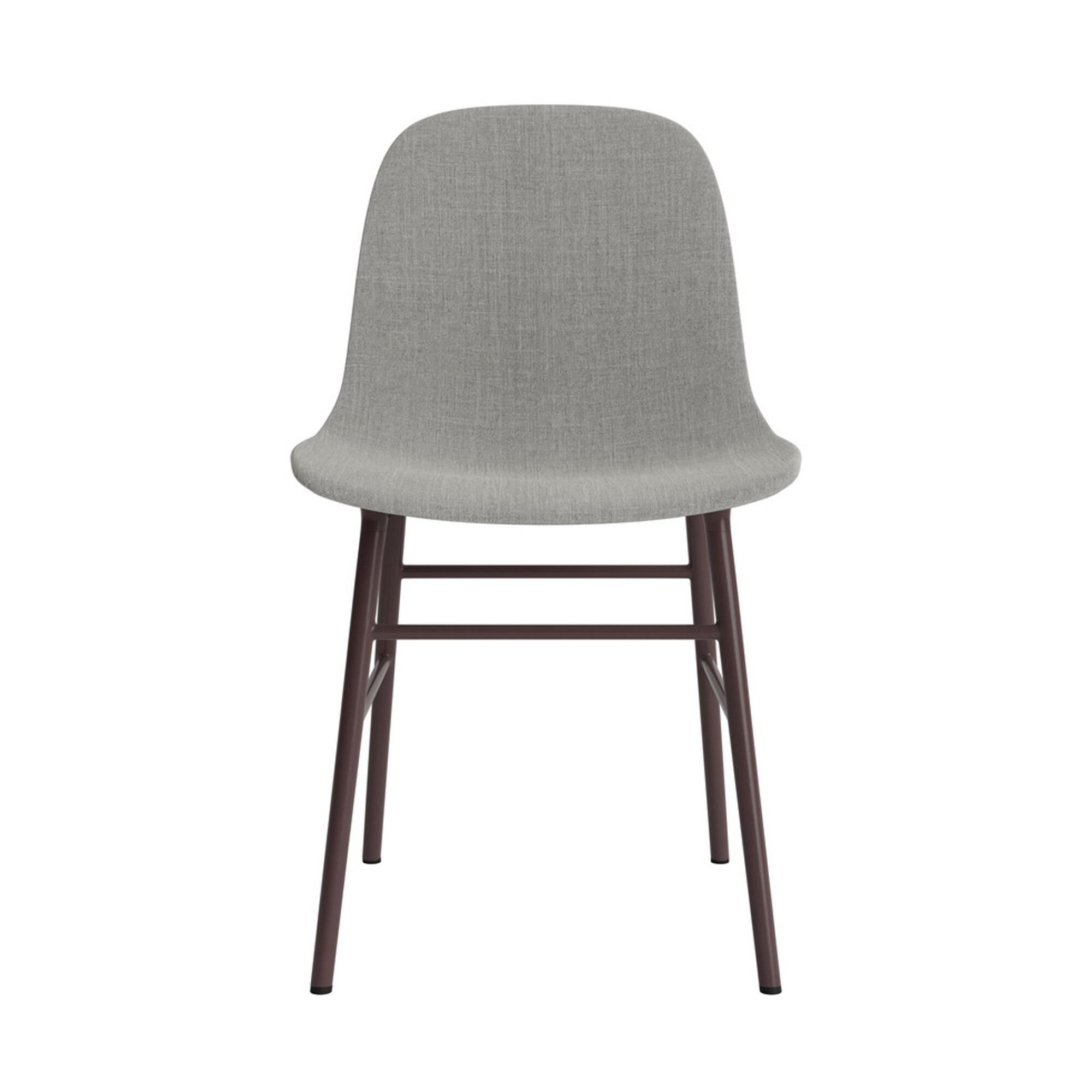 Form Spisestuestol Trukket Gruppe 2 Brun/stål