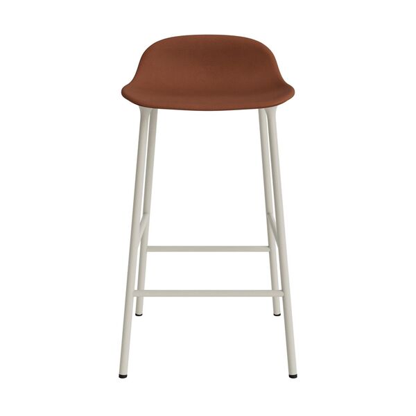 Form Barkrakk 65 cm Polstret Gruppe 7 Brun/Stål
