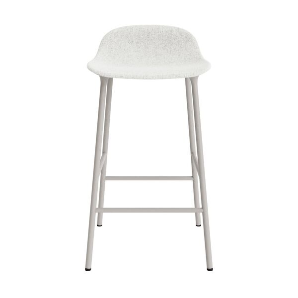 Form Sgabello da Bar 65 cm Imbottito Gruppo 5 Grigio caldo/Acciaio