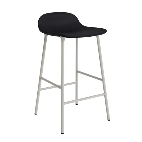 Form Barkruk 65 cm Gestoffeerd Groep 7 Warm Grijs/Staal