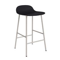 Form Barkruk 65 cm Gestoffeerd Groep 7 Warm Grijs/Staal