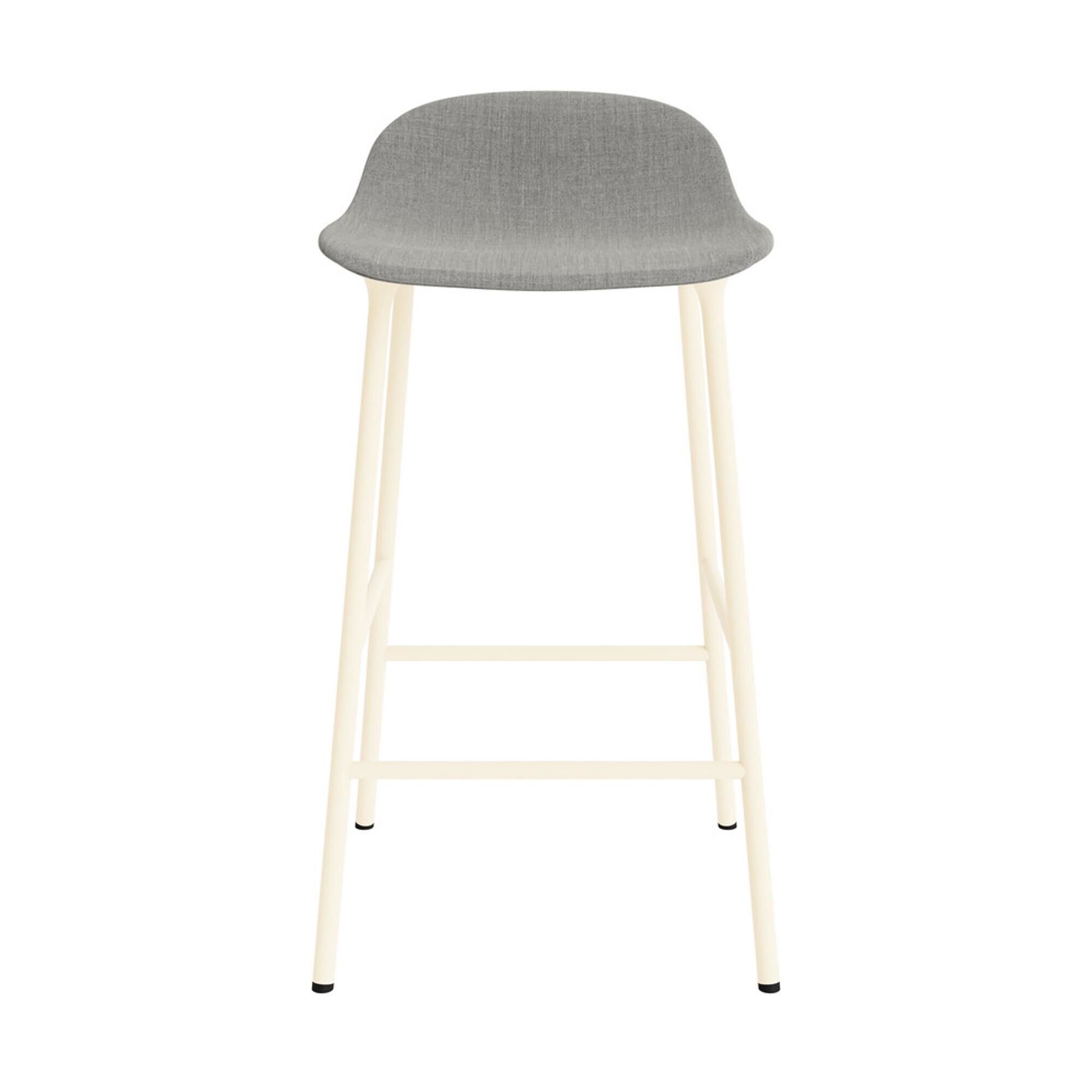 Form Barkrakk 65 cm Polstret Gruppe 2 Krem/Stål