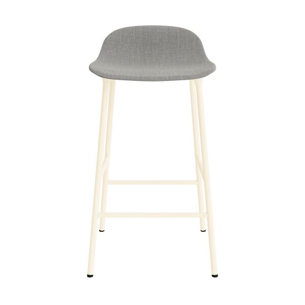 Form Barstol 65 cm Polstret Gruppe 2 Creme/Stål