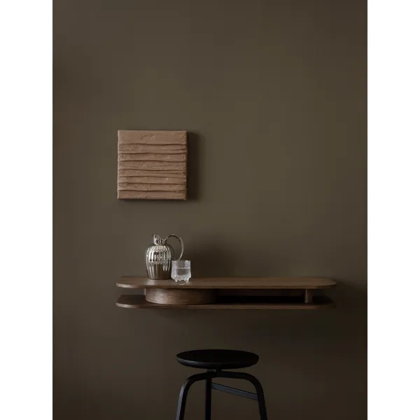 Valet Wall Shelf Light Oiled Oak