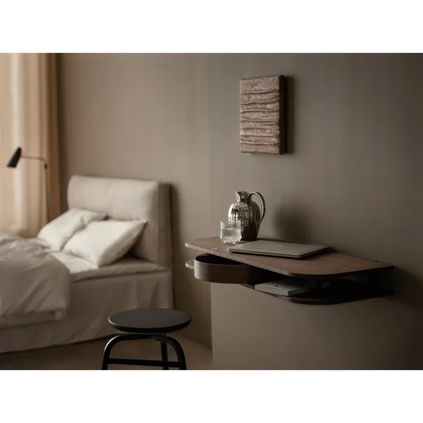 Valet Wall Shelf Smoked Oak