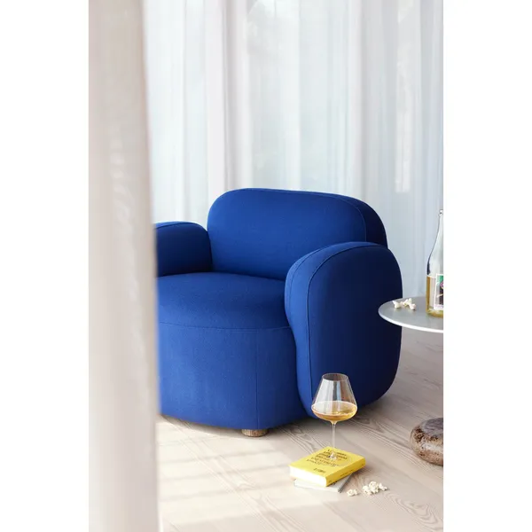 Gem Poltrona con Braccioli Brusvik Grigio Scuro