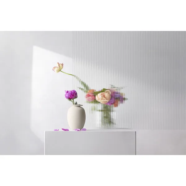 Brim Vase H28 Beige