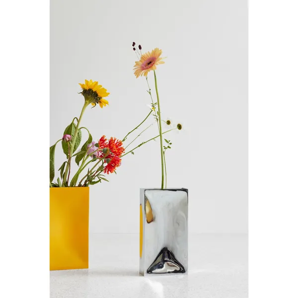 Into Vase Hellgrau