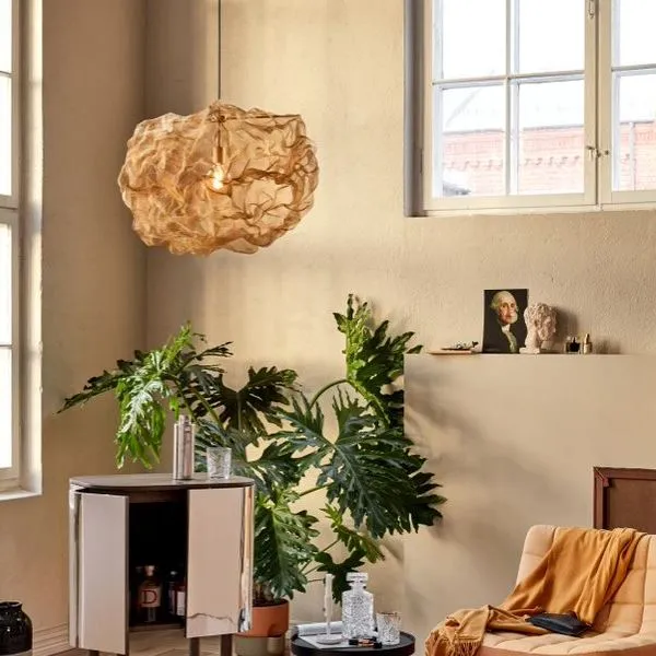 Heat Hanglamp Messing Groot
