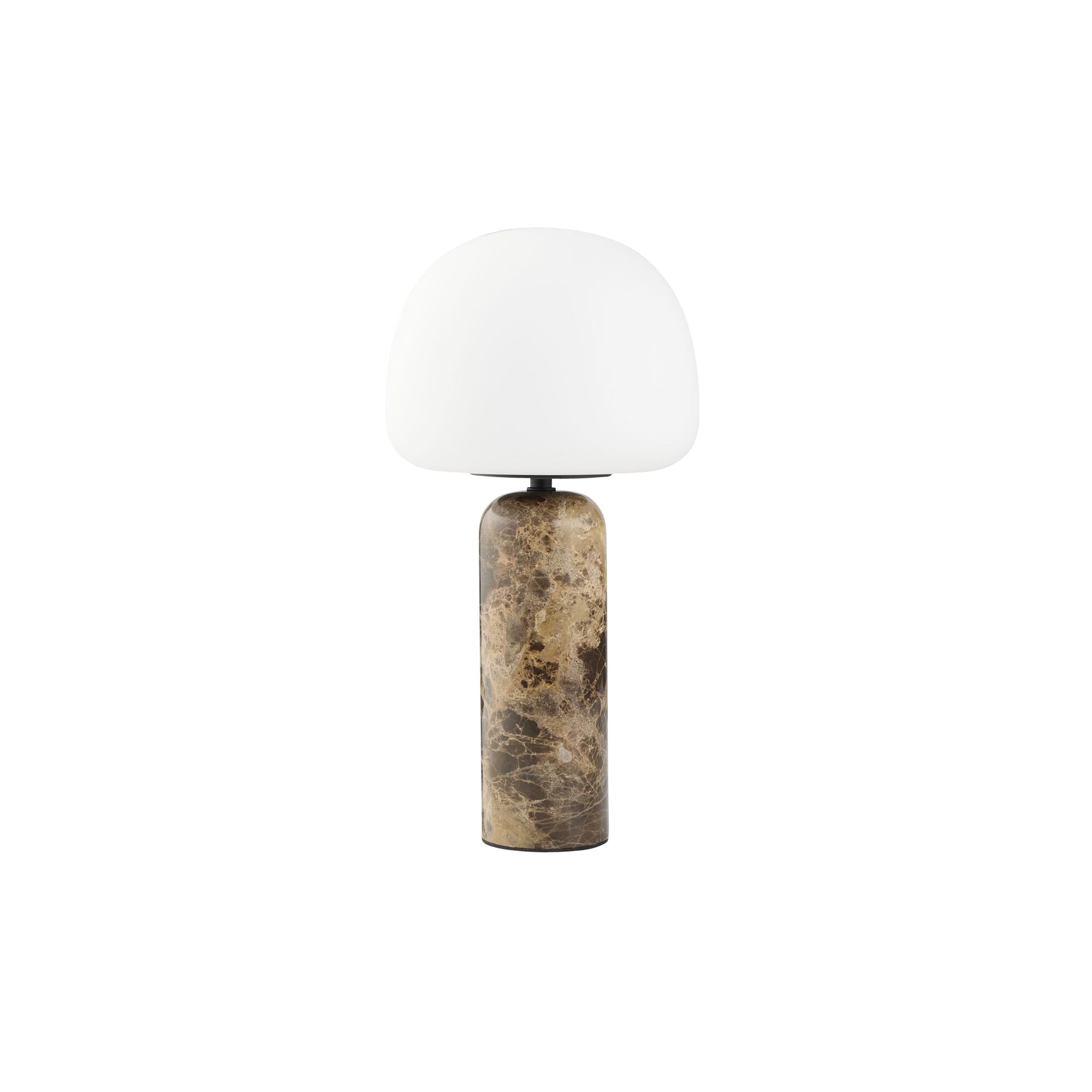 Kin Bordslampa H40 Brun Marmor