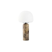Kin Table Lamp H40 Brown Marble