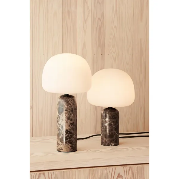 Kin Table Lamp H40 Brown Marble