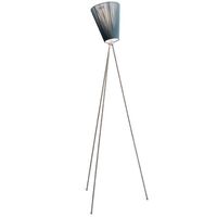 Oslo Holz Stehlampe, Metall und Grün Lampenschirm