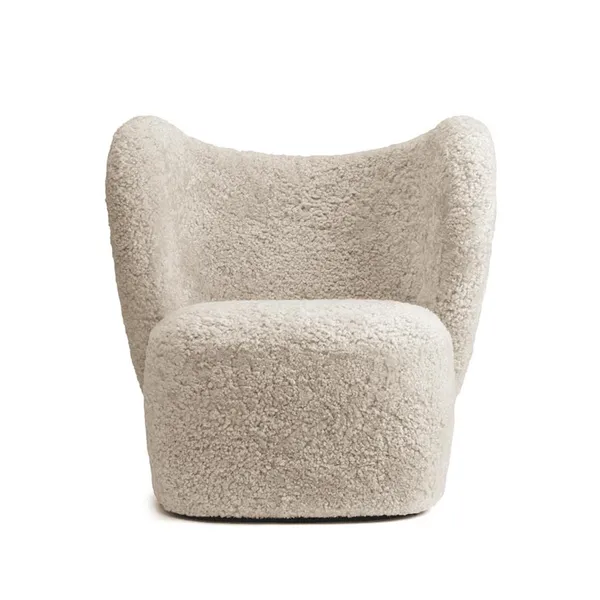 Sillón Little Big Giratorio Piel de Oveja Moonlight
