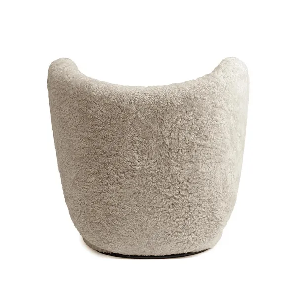 Sillón Little Big Giratorio Piel de Oveja Moonlight