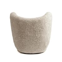Little Big Armchair Swivel Sheepskin Moonlight